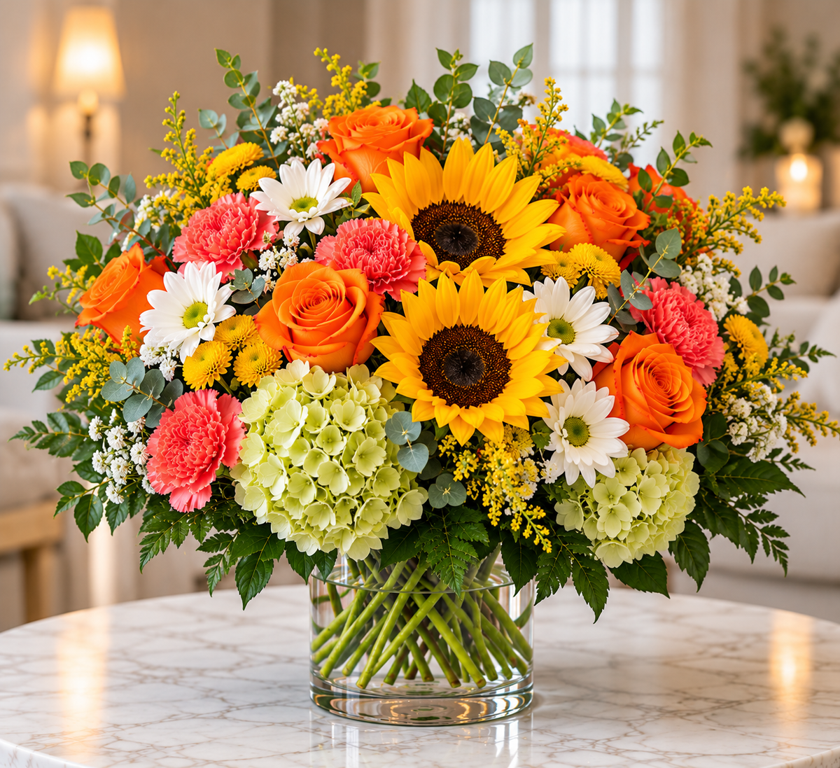 Sunshine Charm floral arrangement by Flowers Planet