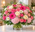 Pink Delight floral arrangement by Flowers Planet