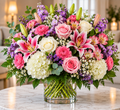 Purple Romance floral arrangement by Flowers Planet