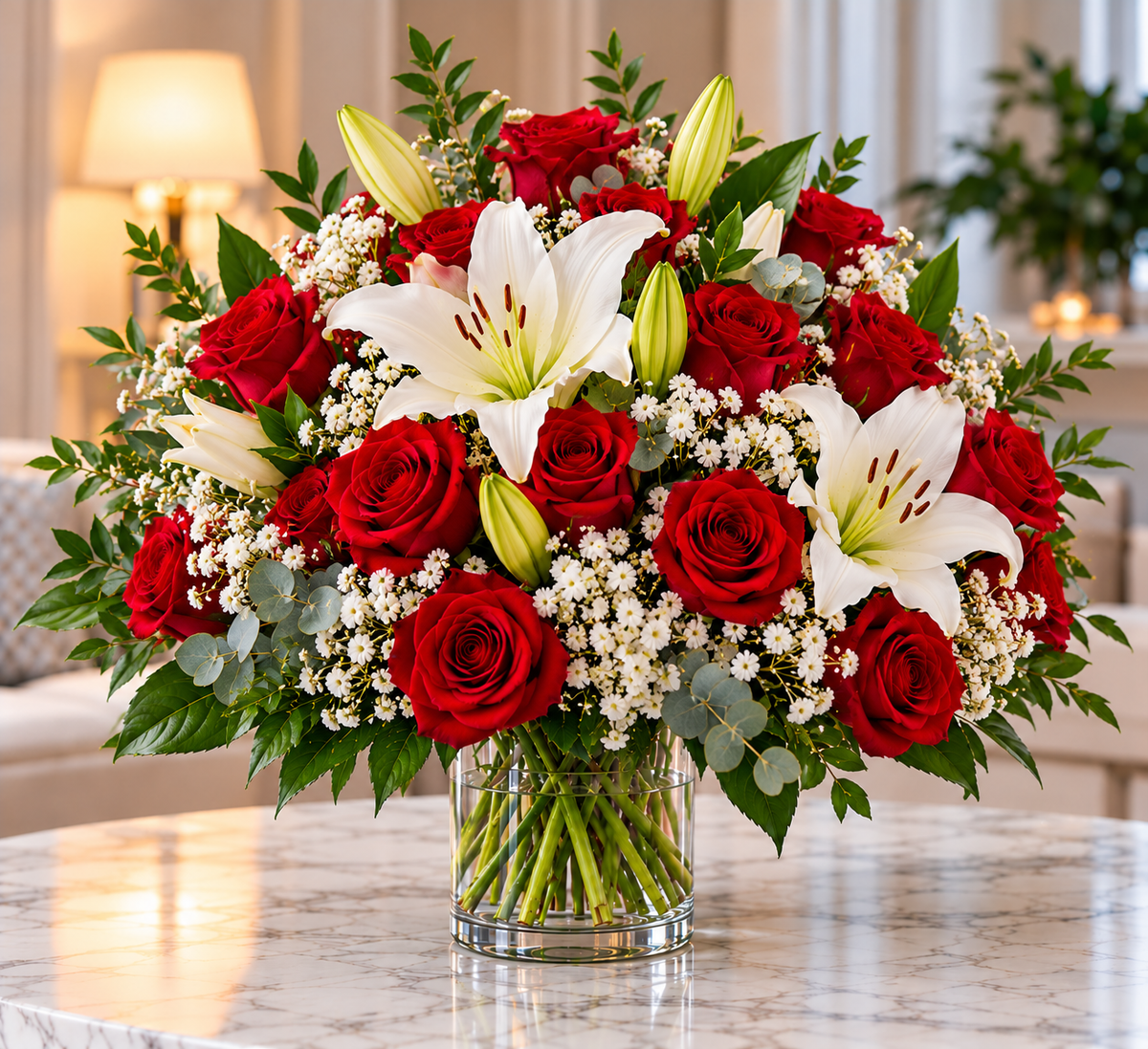 Classic Love floral arrangement by Flowers Planet