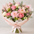Blush Muse hand-tied bouquet by Flowers Planet