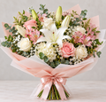 Pure Grace hand-tied bouquet by Flowers Planet