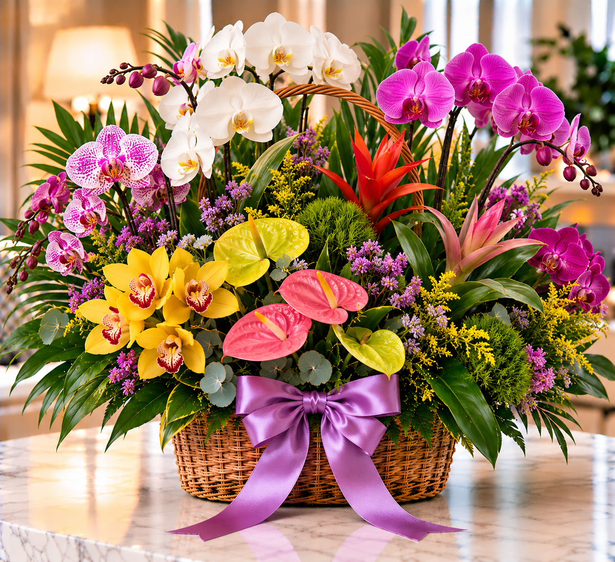 Elegance Orchid Garden by Flowers Planet