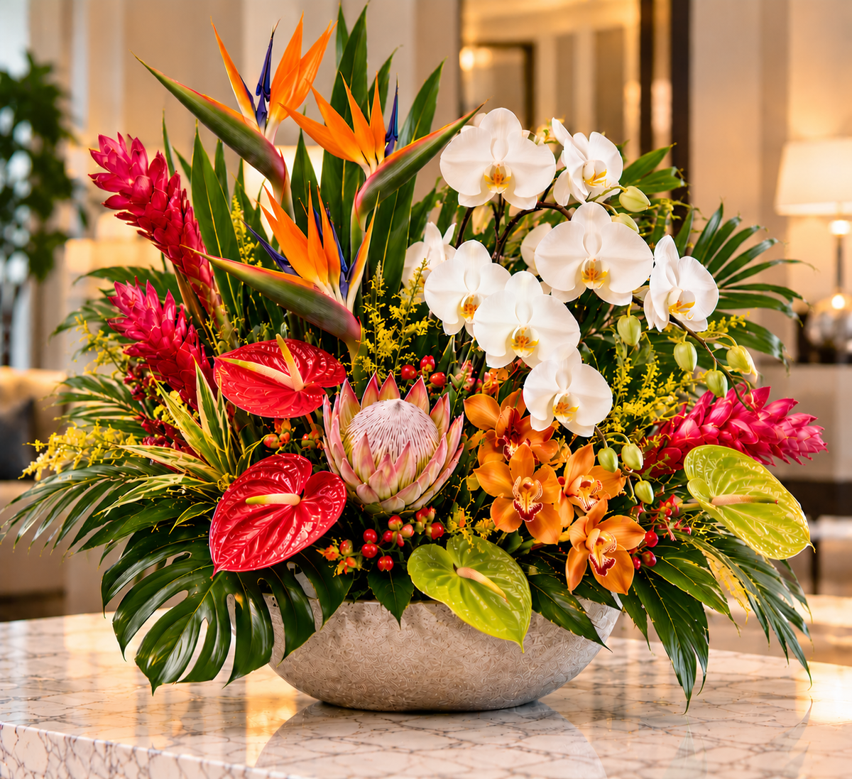 Tropical Paradise Luxe alternate view by Flowers Planet