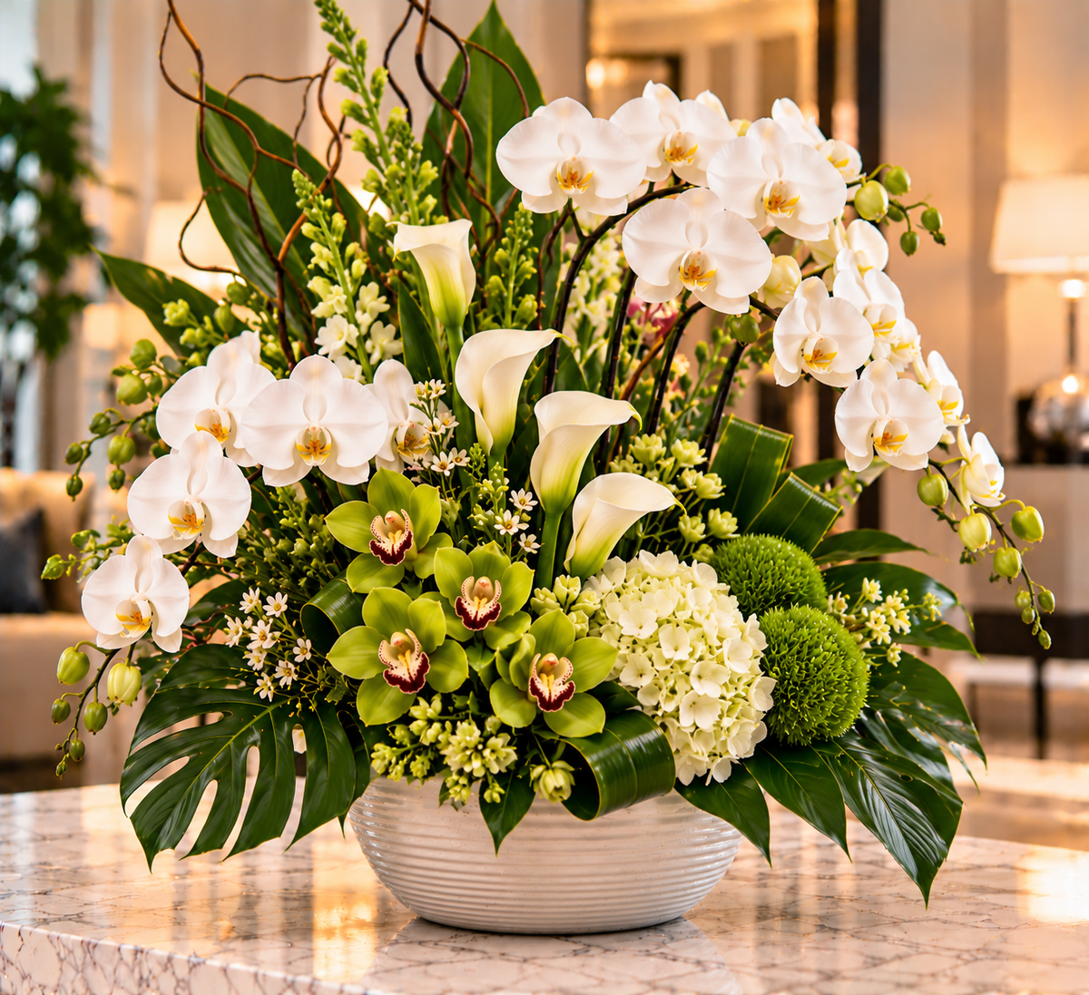 Serene White by Flowers Planet