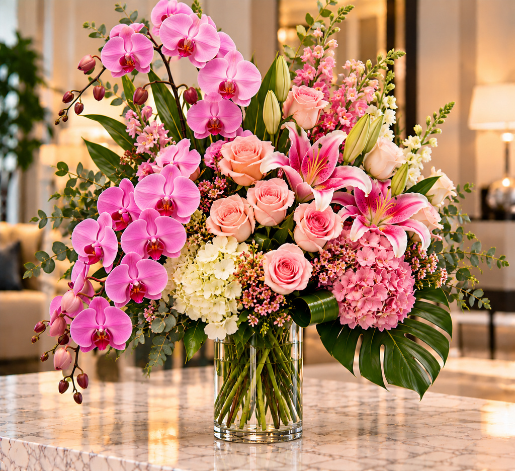 Pink Elegance by Flowers Planet