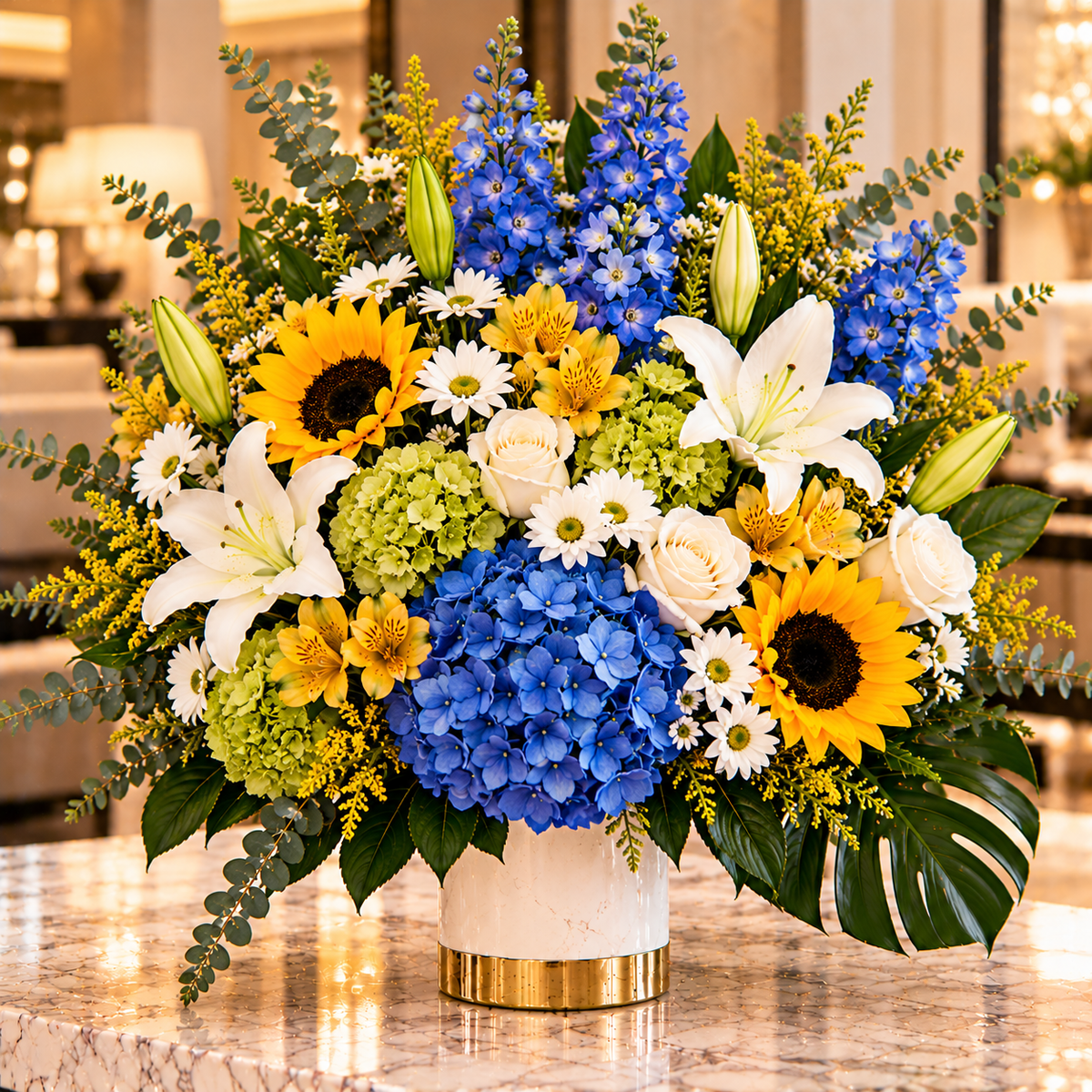 Blue Serenity Luxe by Flowers Planet