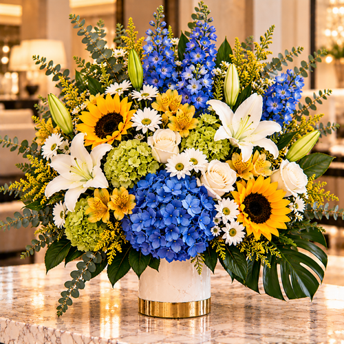 Blue Serenity Luxe by Flowers Planet