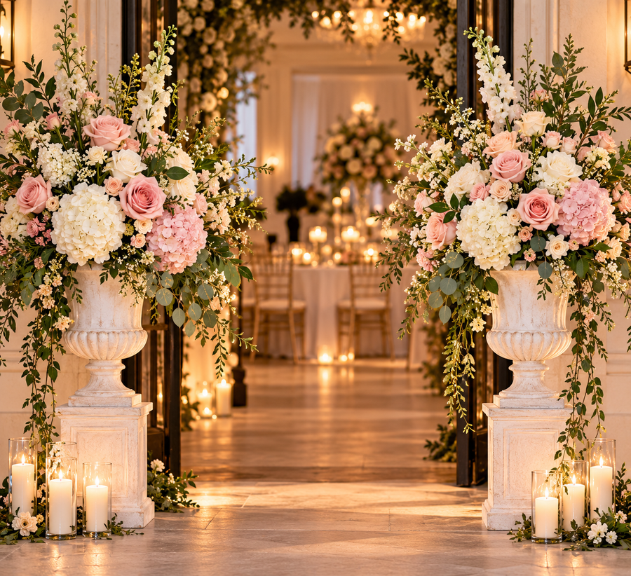Entrances &amp; statement flowers