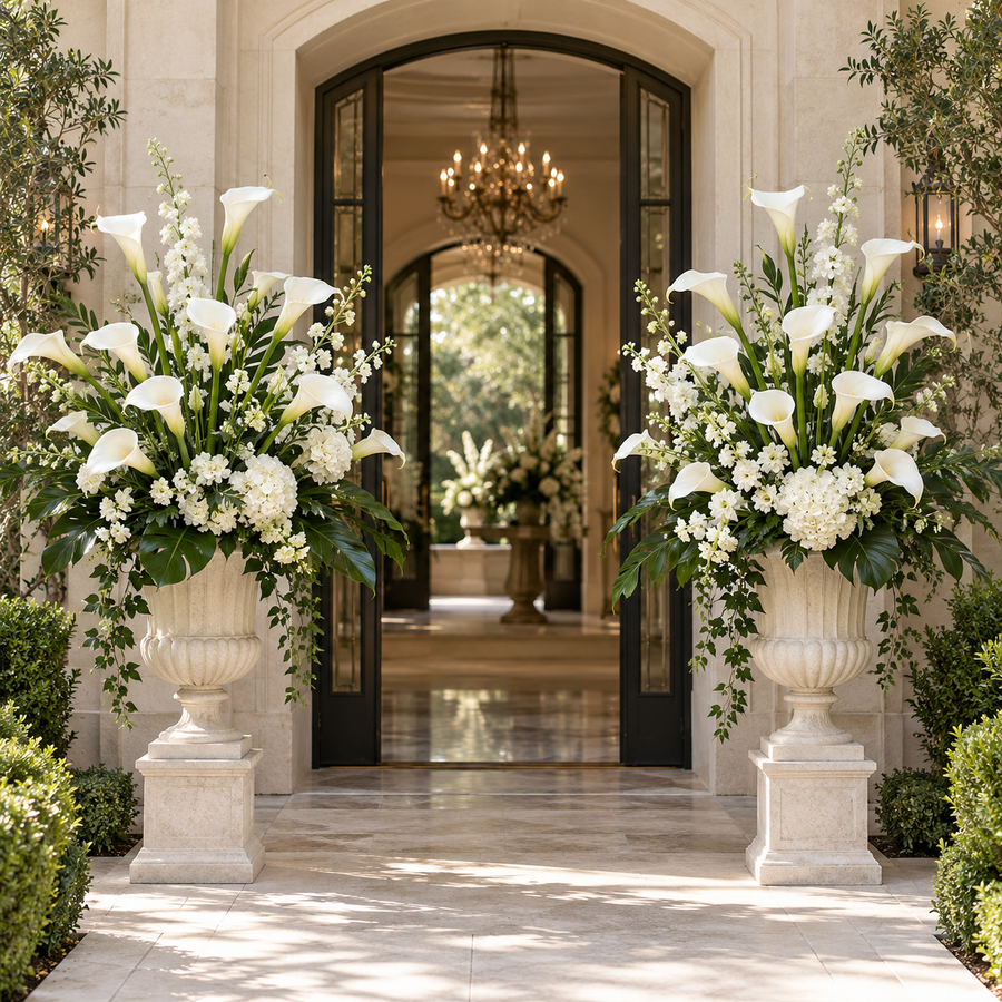Entrances &amp; statement flowers