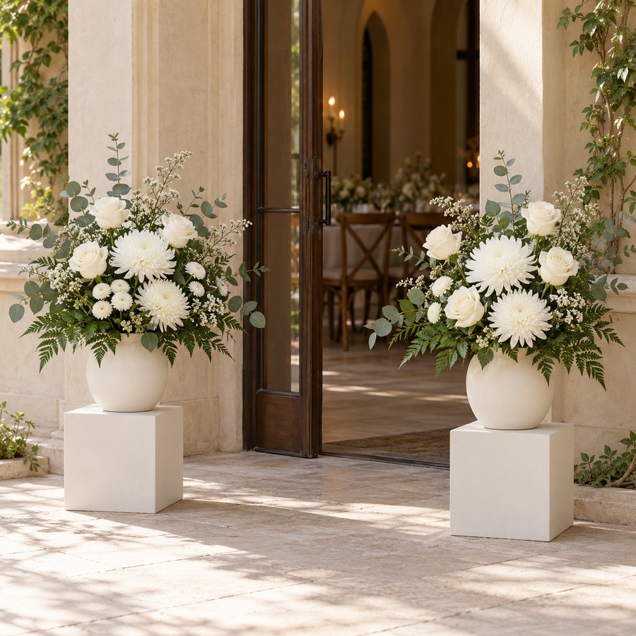 Entrances &amp; statement flowers