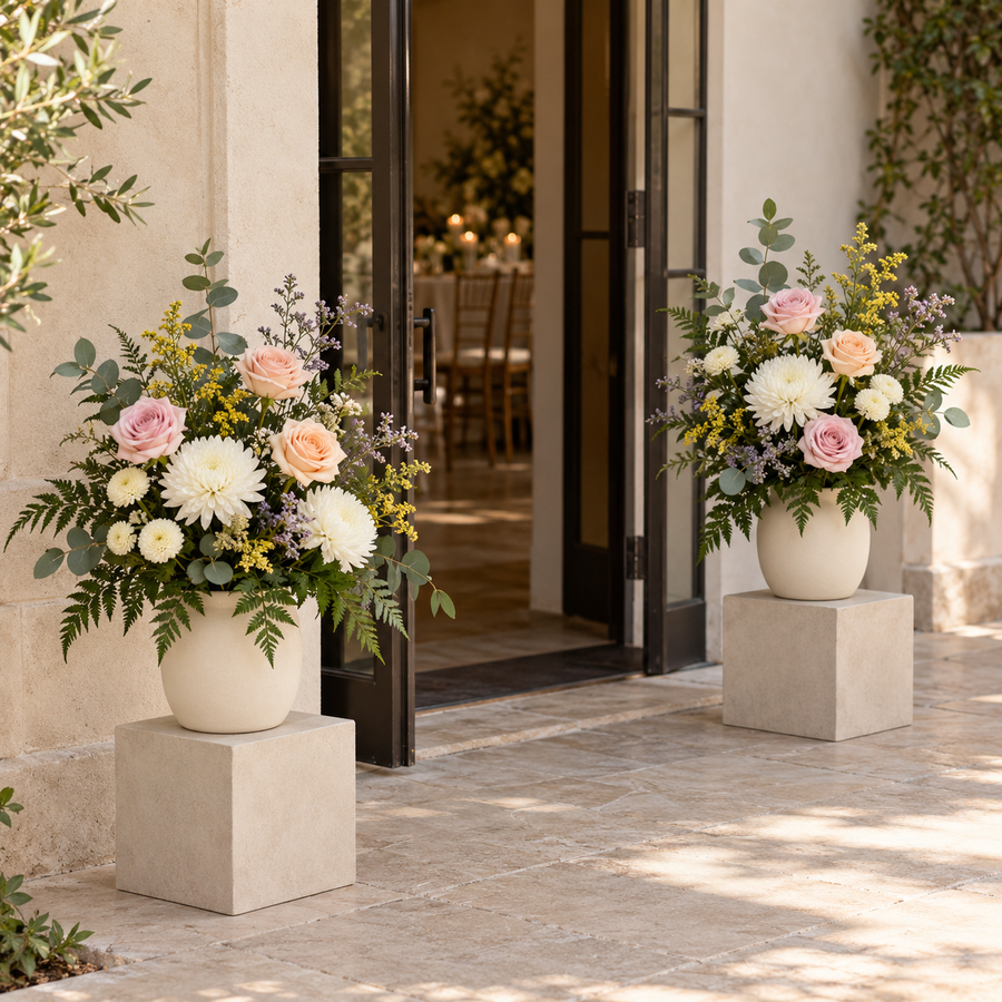 Entrances &amp; statement flowers